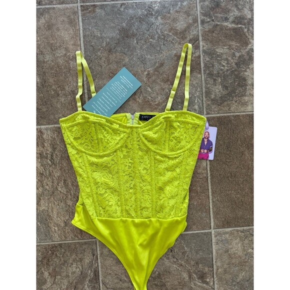 Johnny Wujek Lace Bodysuit Size 9 Nwt - Picture 3 of 10